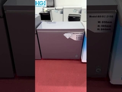 HGI Descongelamento rápido Frio 200L Freezer de caixa Porta aberta Pequena Freezers profundos