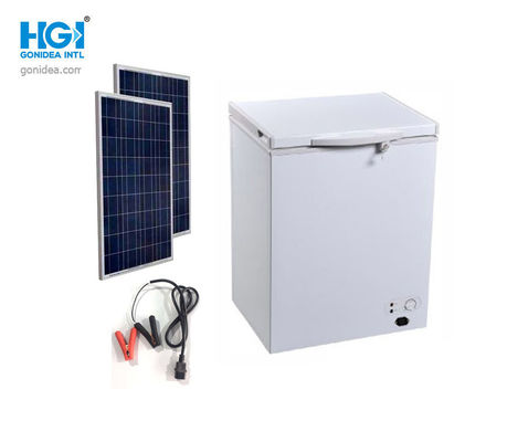 Congelador a pilhas 24V solar de Gonidea 150AH com fechamento e chave