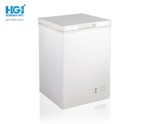 Congelador aberto da porta da parte superior de R600a tamanho pequeno do único compressor QD65Y de 108 litros