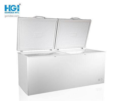 Porta de dobradura R134a de Gonidea do congelador profundo da caixa de 818 litros PCM elétrico branco