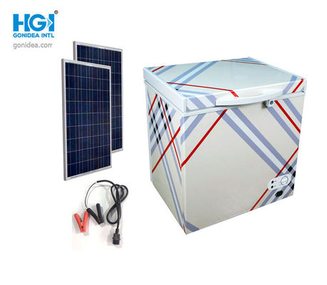 3,2 Cu Ft 90 painel do refrigerador 150W do congelador das energias solares do litro