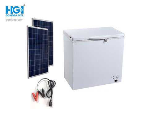 A C.C. branca pôs da parte superior solar do congelador de Thermocool litros aberto 42.5kg os 162