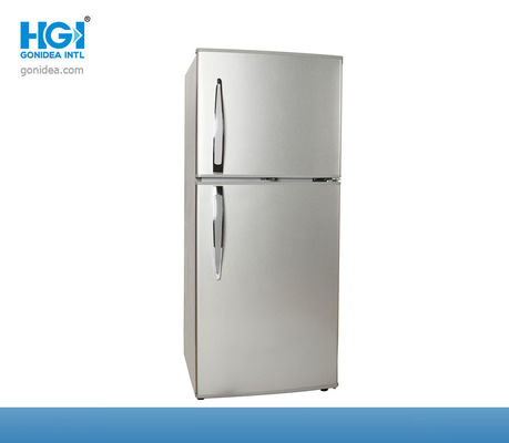 Os 2 refrigeradores superiores eretos de prata R134a do congelador da porta Recessed o punho