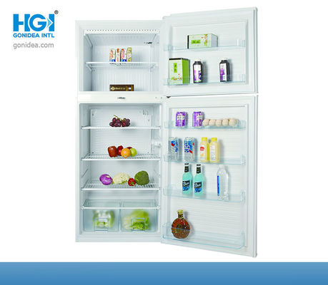 A parte superior ereta do refrigerador do refrigerador do uso da casa montou o congelador 410 litros