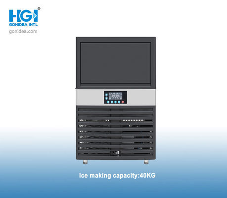 máquina de fatura de gelo 40kg industrial tanque de água comercial do controle de Digitas 18L