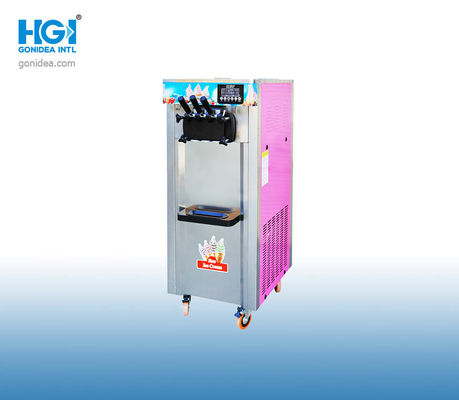 Posição macia profissional comercial do assoalho da máquina 25L do gelado do saque 2.3KW