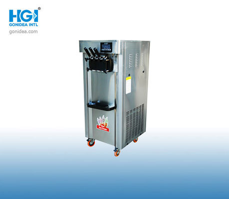 Gelado macio de Gonidea auto que faz a máquina para o negócio 3.3KW 36L/H