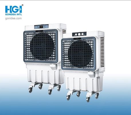 Cor azul vertical portátil do refrigerador de ar do ventilador de refrigeração do ar da água de 75 litros
