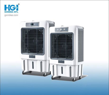 Posição evaporativa industrial do assoalho do fã 90L da água de refrigerador do ar