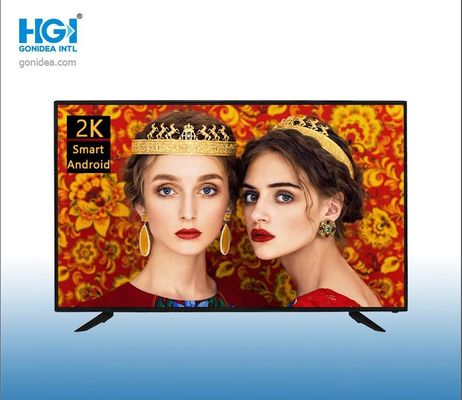 Diodo emissor de luz do LCD 50 tela moderada das televisões 1080P HD de Smart da polegada cor completa