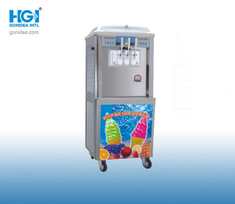 Gelado macio refrigerar de ar que faz a máquina 16 - 18Kg/H